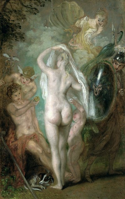 El juicio de Paris de Jean Antoine Watteau